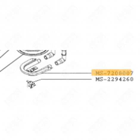 RESISTOR (MARK MS-7208007) COFFEE MAKER, ESPRESSO - MS-7208007