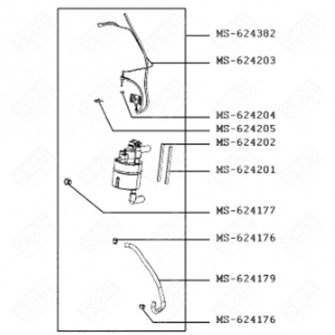 BOILER (REFERENCE MS-624382) NESPRESSO EXPERT&MILK COFFEE MAKER, ESPRESSO - MS-624382