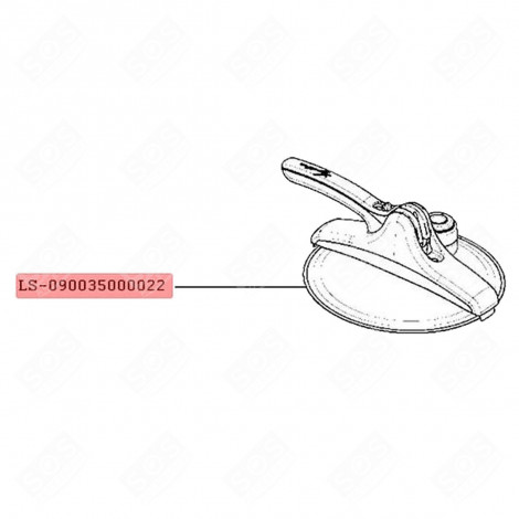 COVER + BRACKET PRESSURE COOKER - LS-090035000022