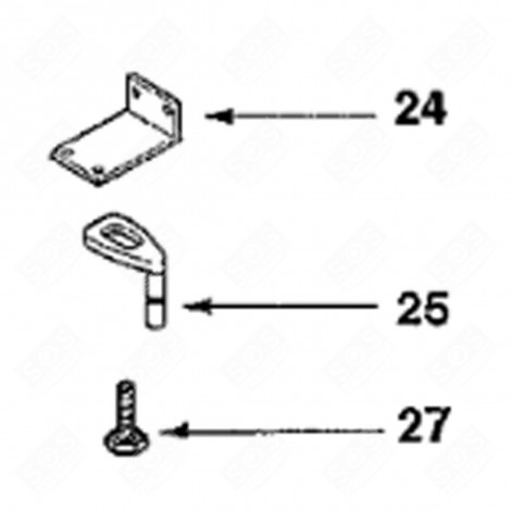 TOP HINGE (MARK 24) REFRIGERATOR, FREEZER - 45X6790