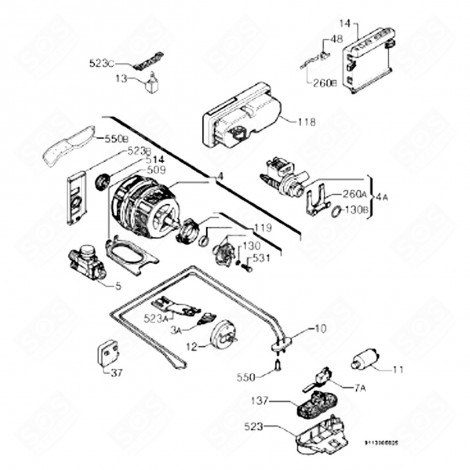 ANTIPARASITE (MARK 37) DISHWASHER - 1525956007