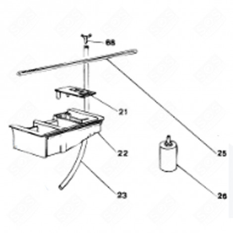 ORIGINAL PRODUCT BOX COVER (MARK 21) DISHWASHER - C00019840