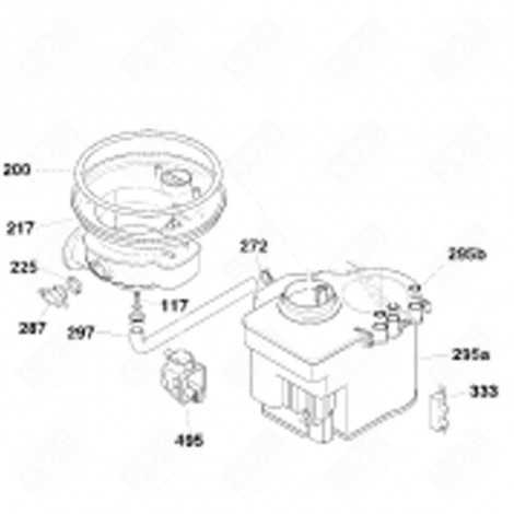 THERMOSTAT GASKET (MARKER 225) ELECTRIC FRYERS - 41010025