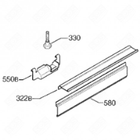 VALVE CLOSURE (MARK 580) WASHING MACHINES - 1522940012