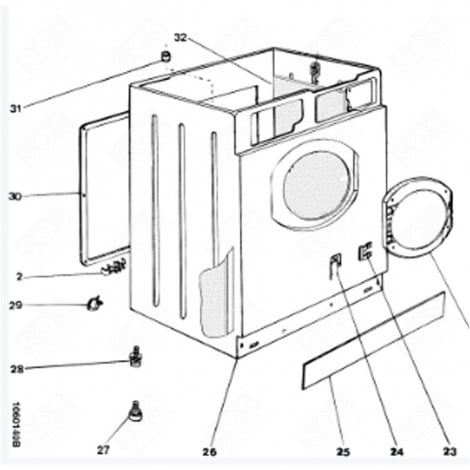 TIMER SUPPORT (MARK 26) WASHING MACHINES - C00044623