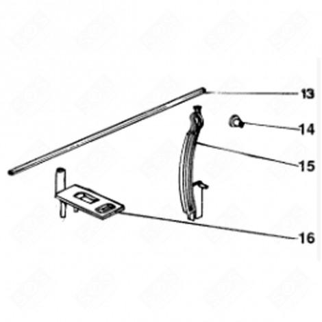 DRAWER TRANSMISSION (REFERENCE 13) WASHING MACHINES - C00031068