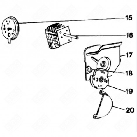 DISTRIBUTOR CAM (MARK 19) WASHING MACHINES - C00031495