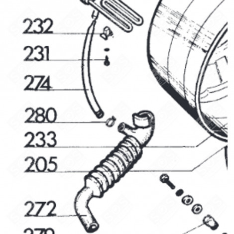 RESISTANCE GASKET (MARK 231) WASHING MACHINES - 92485457