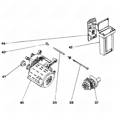 ELECTRONIC CARD, MODULE (REFERENCE 42) WASHING MACHINES - C00021684