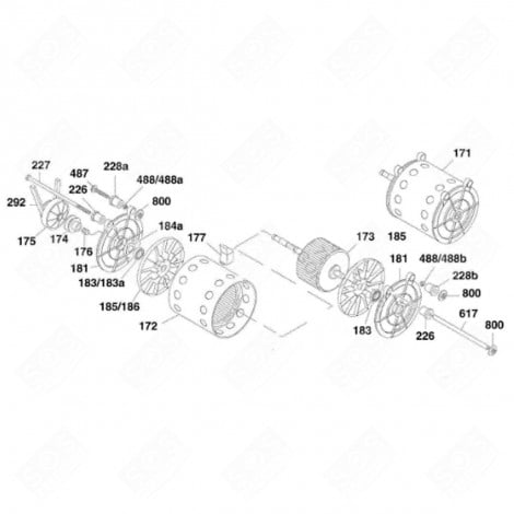 RIVET (MARKING 488) WASHING MACHINES - 92466655