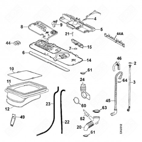 ORIGINAL DISTRIBUTOR (MARK 5) WASHING MACHINES - 1297211045