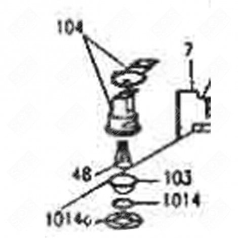 LAMP GLASS (MARK 103) GAS / ELECTRIC OVENS - 93499408