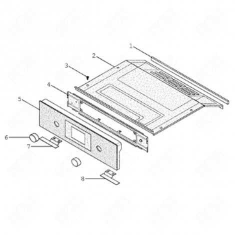 CONTROL PANEL (MARK 4) GAS / ELECTRIC OVENS - C00138899