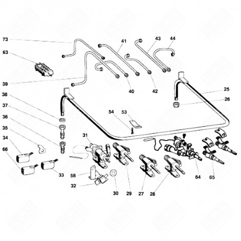 SCREW (MARKER 54) GAS / ELECTRIC OVENS - C00090205