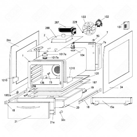 PYRO DISC (REFERENCE 1017E) GAS / ELECTRIC OVENS - 93669521