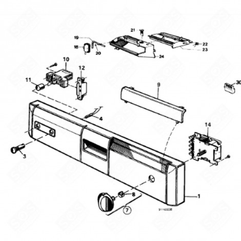 DOOR LOCK (REFERENCE 21) GAS / ELECTRIC OVENS - 1502331000