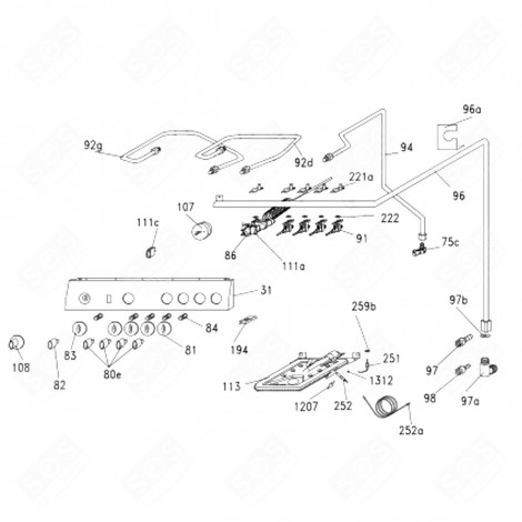 INJECTOR NOZZLE (MARK 75C) GAS / ELECTRIC OVENS - 93620870