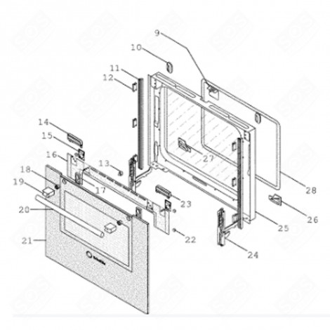 SOLE 2MM (REFERENCE 15) GAS / ELECTRIC OVENS - C00138965