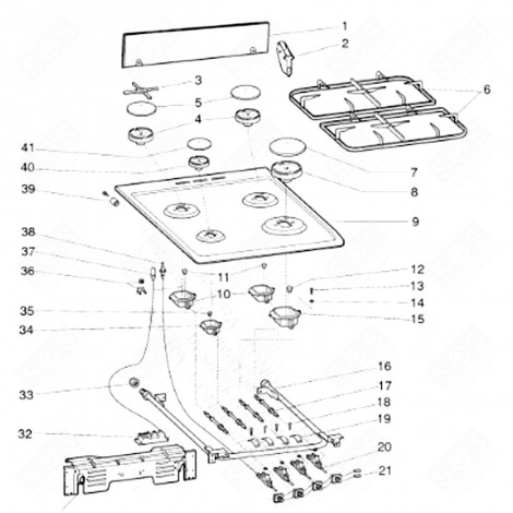 SCREW M4 X 17.2 (MARK 19) GAS / ELECTRIC OVENS - C00031027