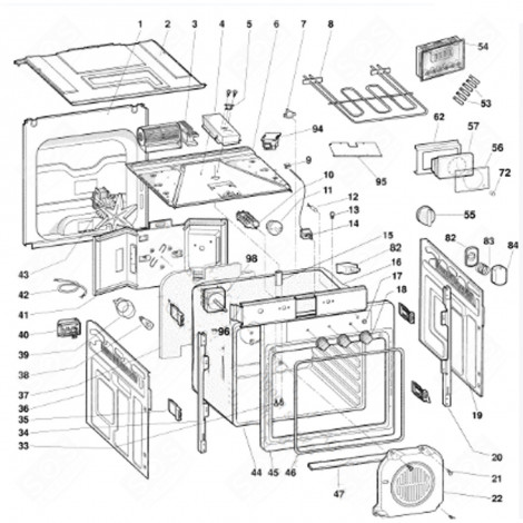 PIPING (REFERENCE NO. 6) GAS / ELECTRIC OVENS - C00081587