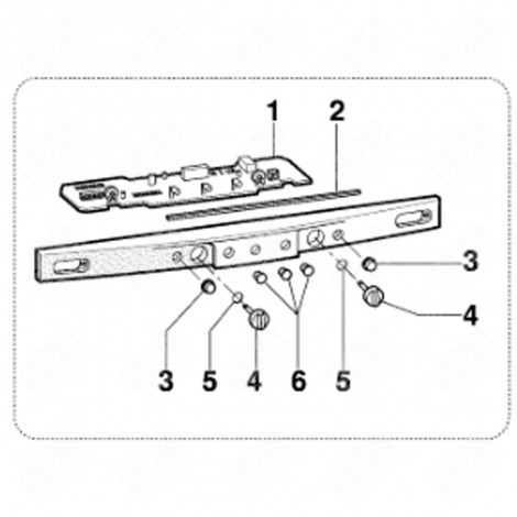 WHITE BUTTON COVER (REFERENCE 3) REFRIGERATOR, FREEZER - C00115574