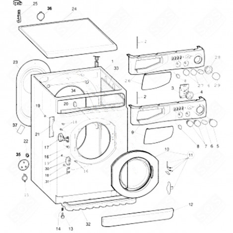 MOTOR KNOCKER (MARK 37) WASHING MACHINES - C00082762