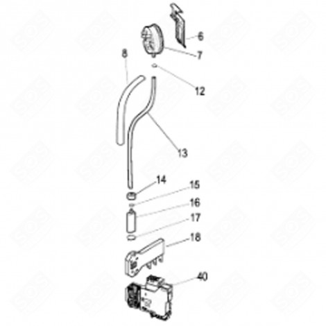 ANTI-VIBRATION BUMPER (REFERENCE 8) WASHING MACHINES - C00098754