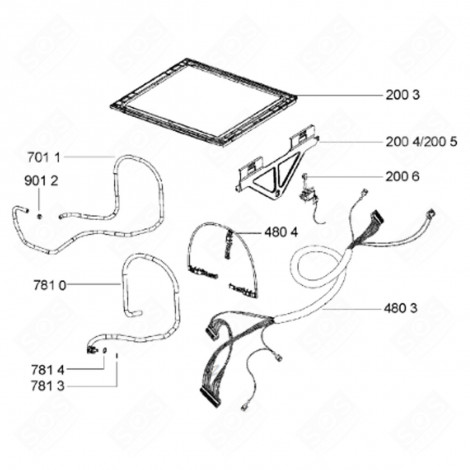 DRAIN SEAL (MARK 781 4) DISHWASHER - 481246668742