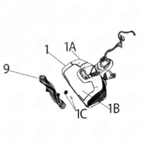 ORIGINAL BRUSH, NOZZLE (REFERENCE 1) VACUUM CLEANER  - 140087008177