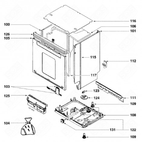 WIRING (MARK 103) DISHWASHER - 32X2161