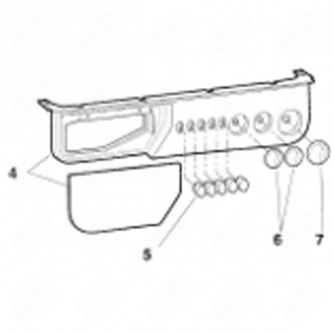 PANEL (REFERENCE 4) WASHING MACHINES - C00082008