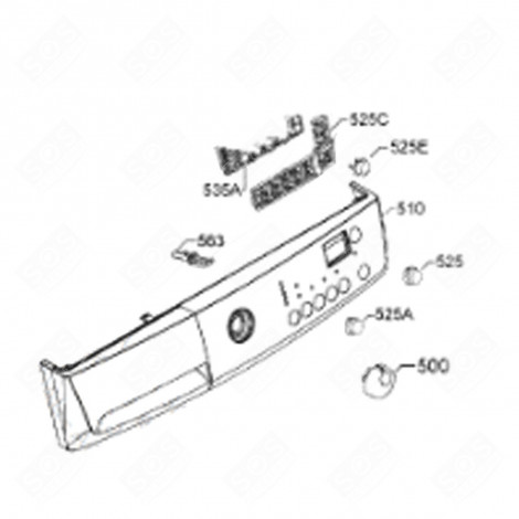 HANDLE STRIP (MARKING 510) WASHING MACHINES - 1266797180