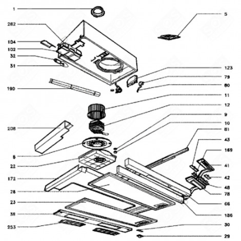 HANDLE (MARK 66) EXTRACTOR HOOD - 95X6288