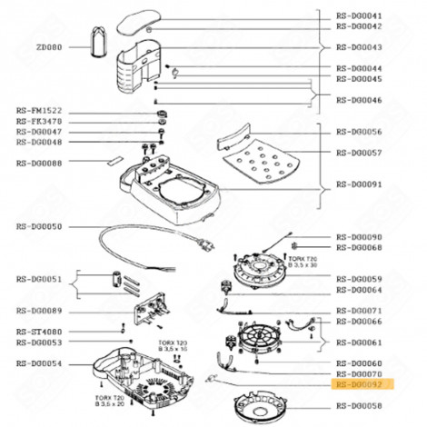 FLAP (MARK RS-DG0092) STEAM IRONS / STEAM GENERATOR IRONS - RS-DG0092