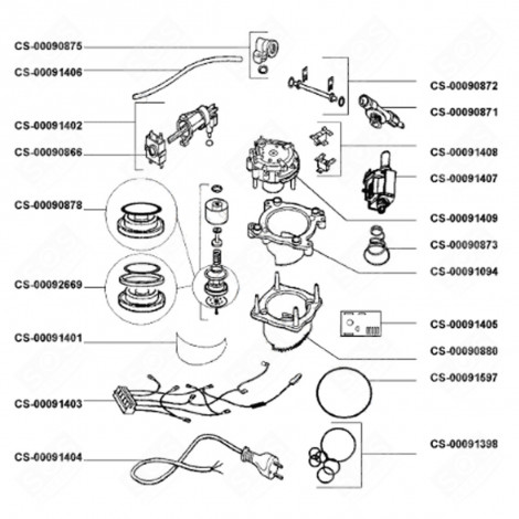 HEATING BODY (MARK CS-00091409) COFFEE MAKER, ESPRESSO - CS-00091409