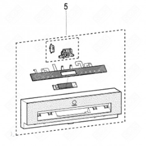 DISPLAY CARD DISHWASHER - C00145678