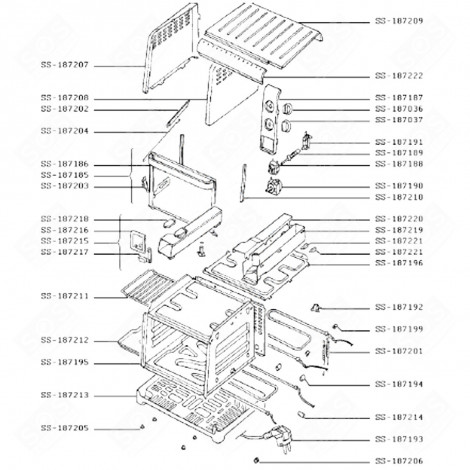 LIGHT INDICATOR (MARK SS-187191) GAS / ELECTRIC OVENS - SS-187191