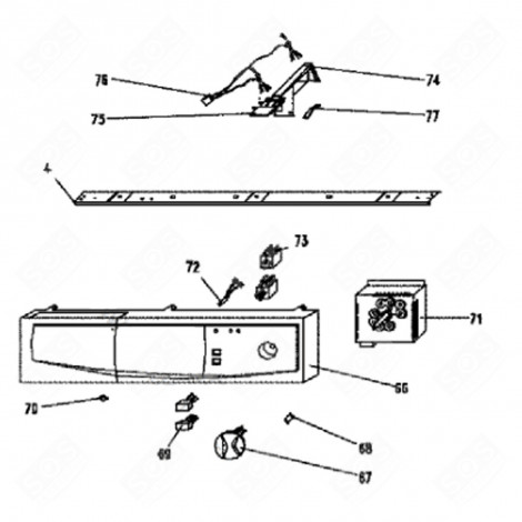 STRIP (MARKING 66) TUMBLE DRYER - 95X9099