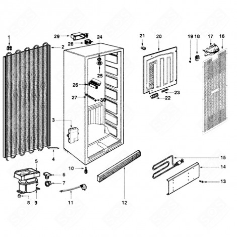 PROTECTION HOOD (MARK 25) REFRIGERATOR, FREEZER - 41X0695