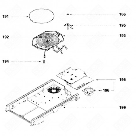 INDUCTION DISK 280MM (MARK 121) ELECTRIC / GAS HOBS - 72X6018