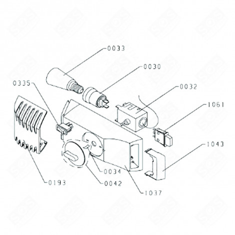 THERMOSTAT (MARKER 032) REFRIGERATOR, FREEZER - AS0053852