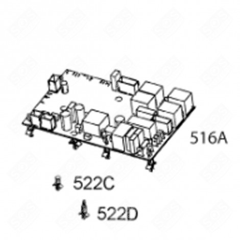 PROGRAMMED MODULE (CODE 516A) GAS / ELECTRIC OVENS - 973944064616008