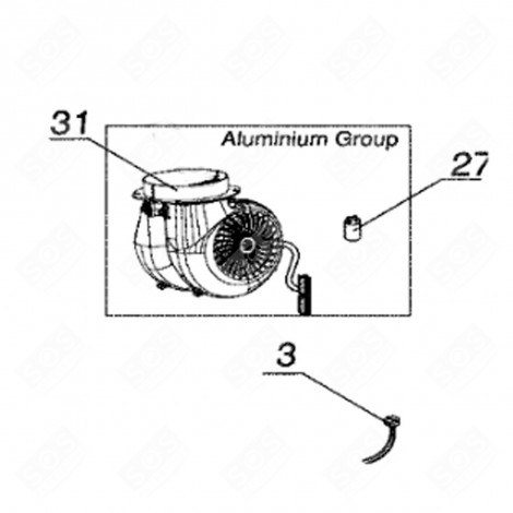 CONDENSER EXTRACTOR HOOD - 72X6073