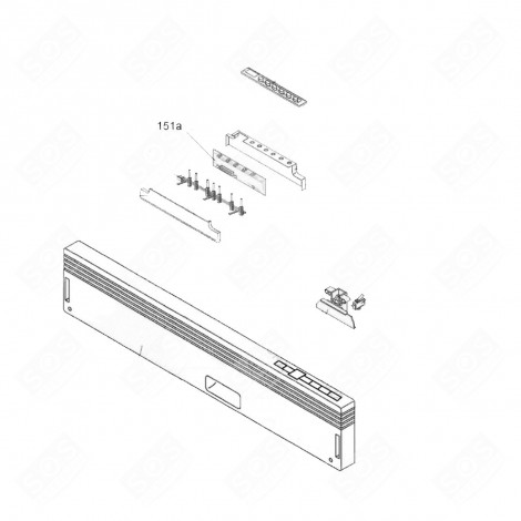 PROGRAMMED MODULE CODE 151A DISHWASHER - 49033018