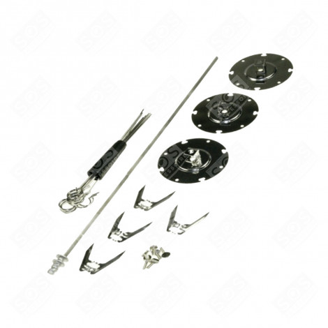 COMPLETE SPIT KIT F.90 MULTISPIEDO (ORIGINAL) GAS / ELECTRIC OVENS - C00096739, 482000078366