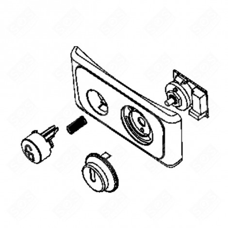 COMPLETE DIAL + SWITCH FOOD PROCESSOR - MS-0A12107