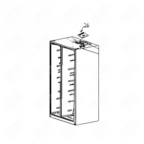 POWER BOARD (PART 36) REFRIGERATOR, FREEZER - FR000784