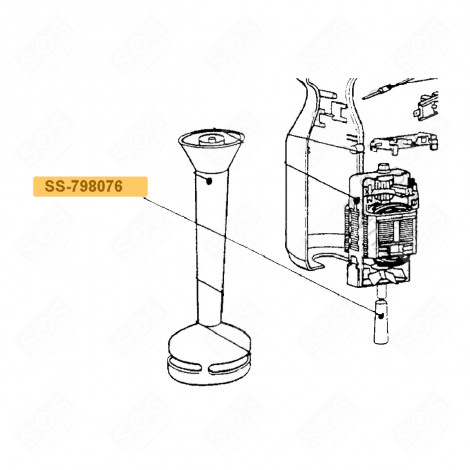 BLADE HOLDER (ORIGINAL) FOOD PROCESSOR - SS-798076