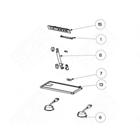 LAMP (MARK 6) EXTRACTOR HOOD - 4055132445, 133.0176.339