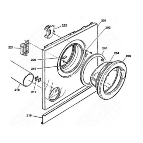 FELT GASKET (MARK 219) TUMBLE DRYER - 39131